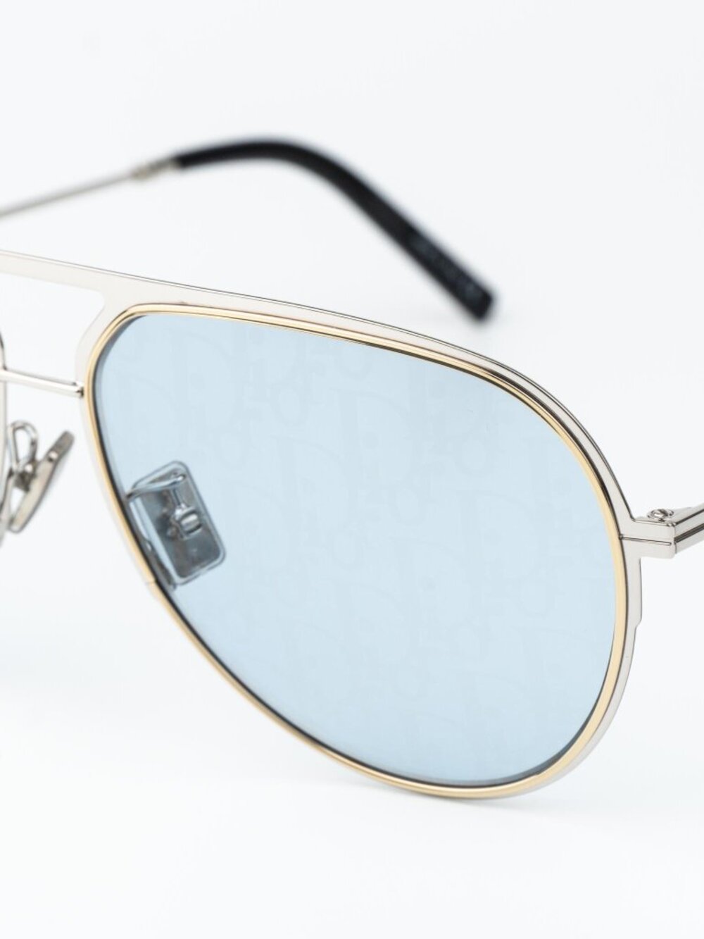 Dior Women Sunglasses Palladium Blue Dior Pattern Pilot DIORESSENTIAL A2U F0I8 - Picture 5 of 13